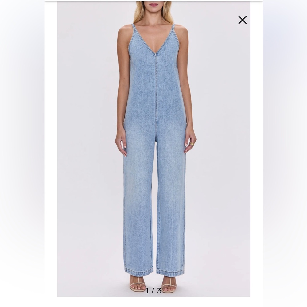 Pistola Reed Pull-On Denim Jumpsuit